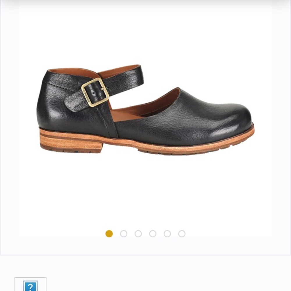 Kork-Ease Bellota Black Leather Shoes Size Women’s 7.5